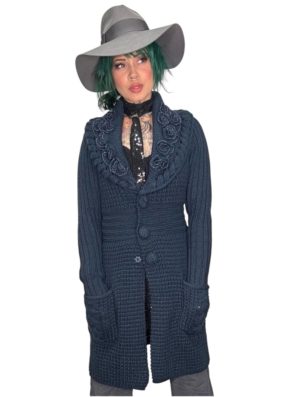 Sioni Y2K midi cardigan